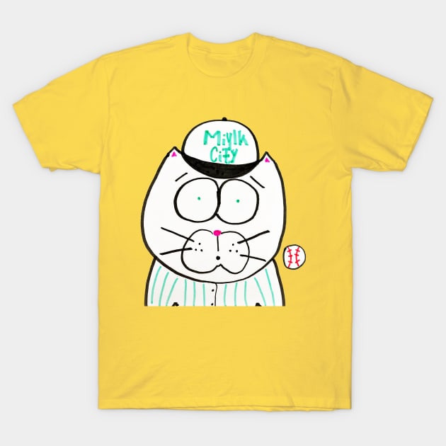 The Miylk City Batters T-Shirt by KittenMiylk